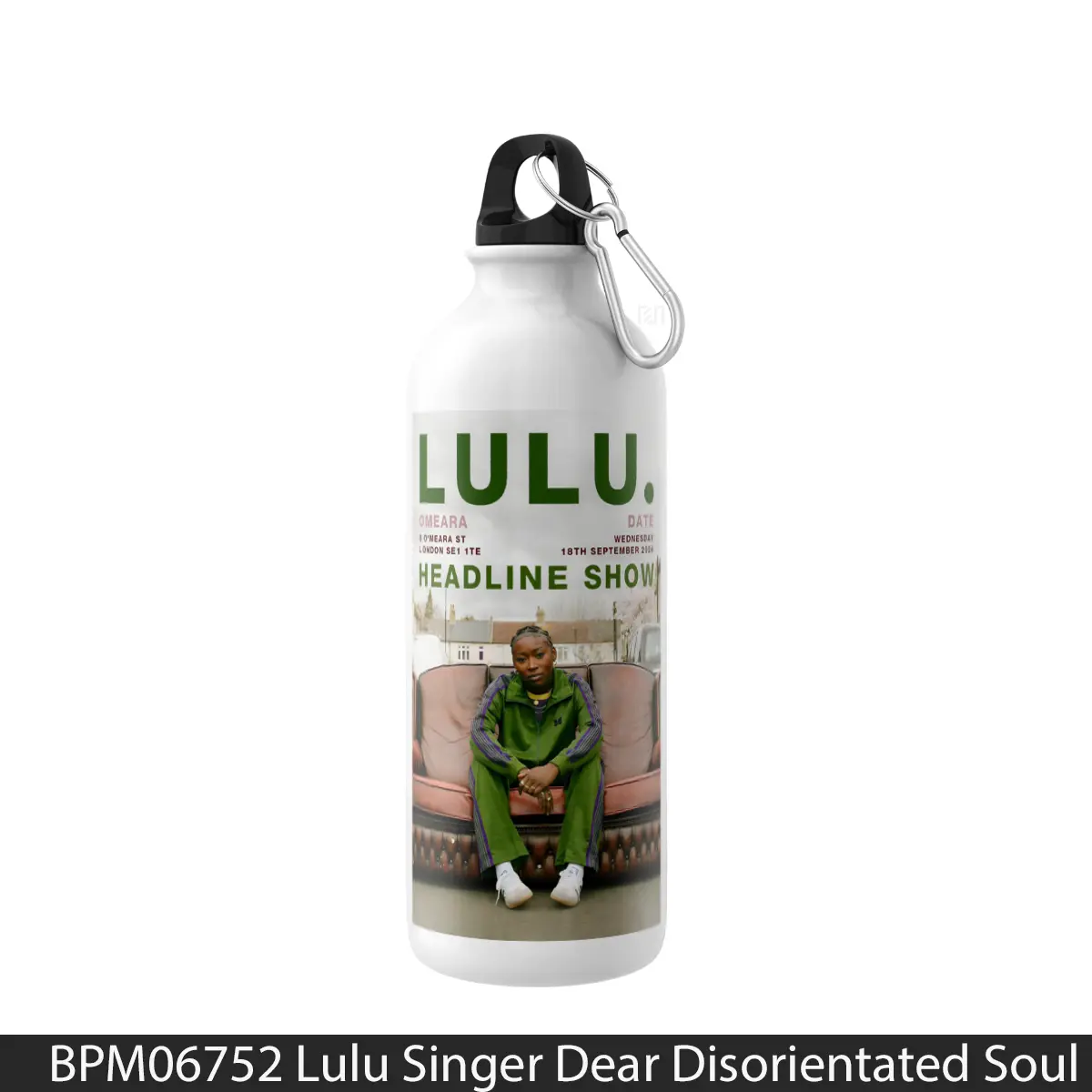 Botol Lulu Singer Dear Disorientated Soul Uk Tour - Music Sport Bottle