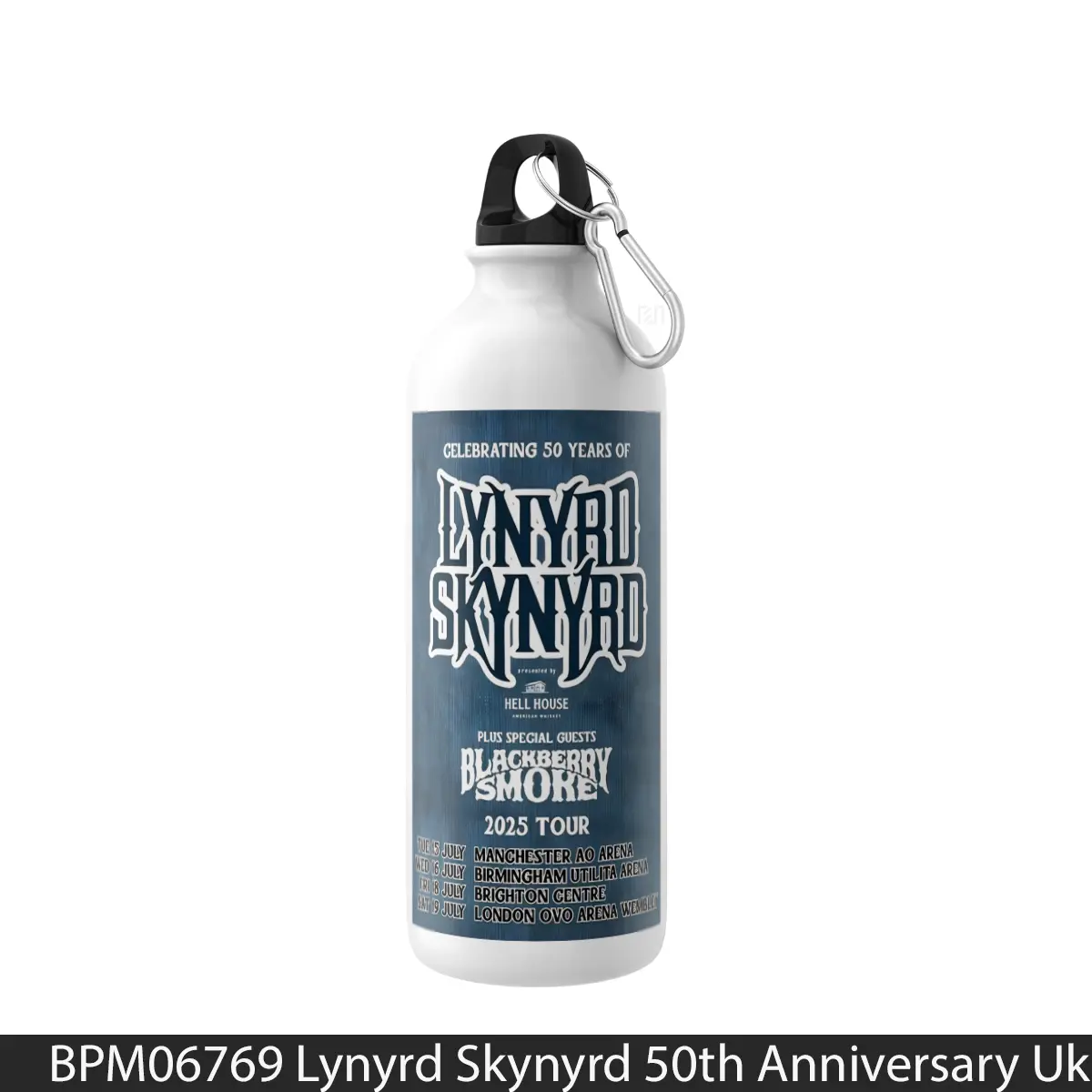 Botol Lynyrd Skynyrd 50Th Anniversary Uk Arena Tour 2025 - Music Sport Bottle