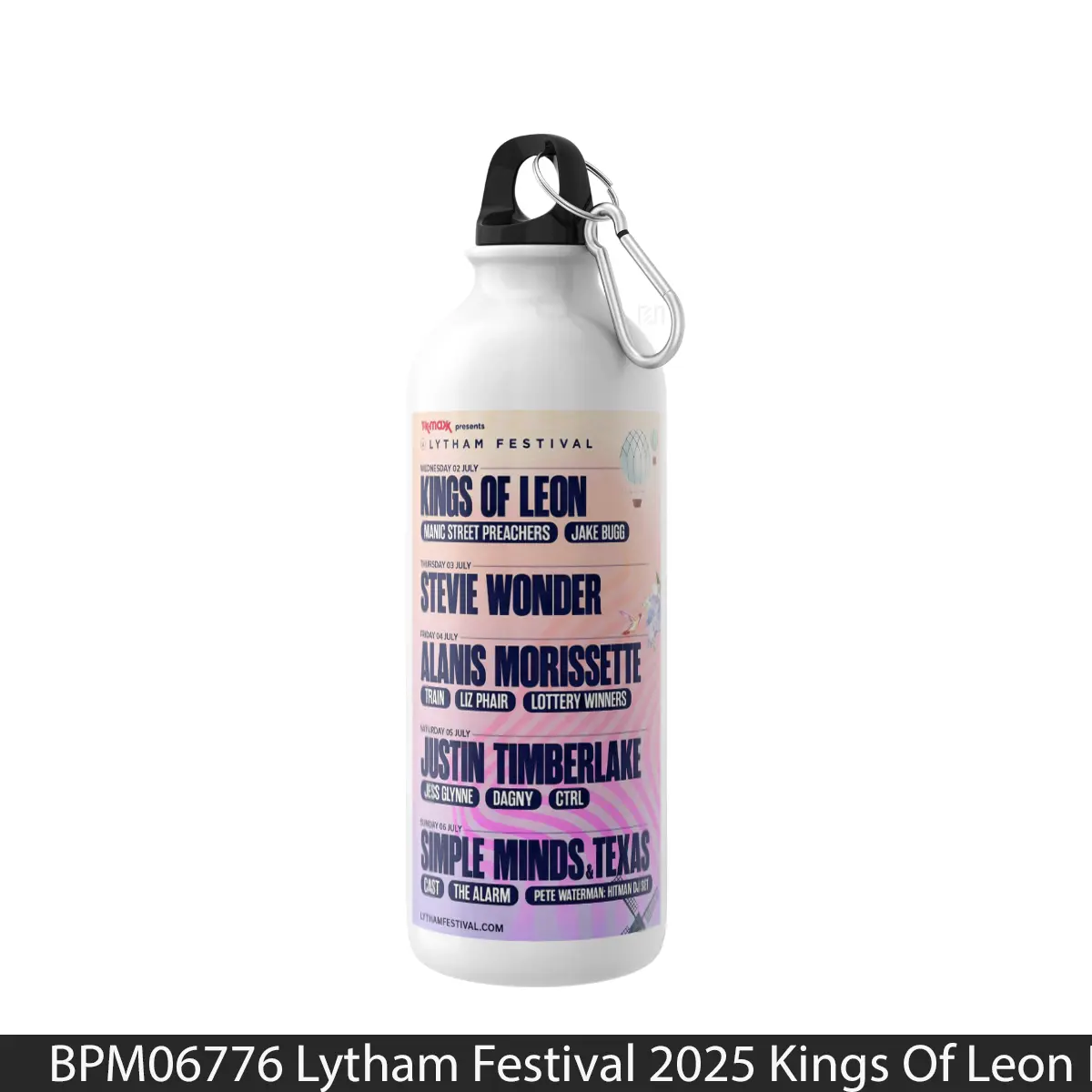 Botol Lytham Festival 2025 Kings Of Leon - Music Sport Bottle