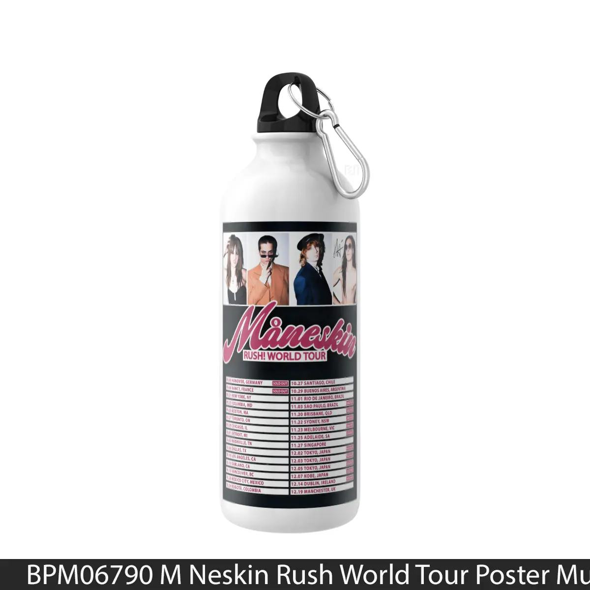 Botol M Neskin Rush World Tour - Music Sport Bottle
