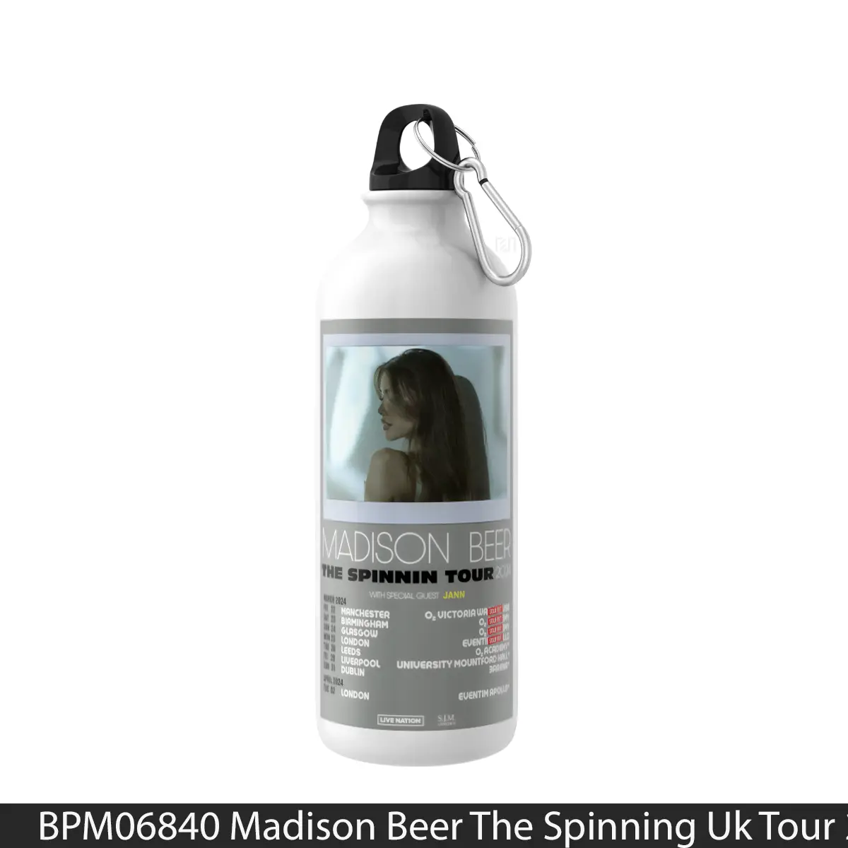 Botol Madison Beer The Spinning Uk Tour 2024 - Music Sport Bottle