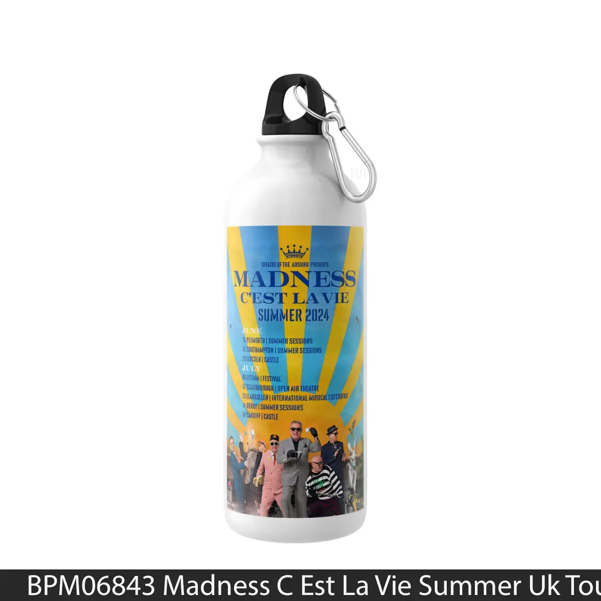 Botol Madness C Est La Vie Summer Uk Tour 2024 - Music Sport Bottle