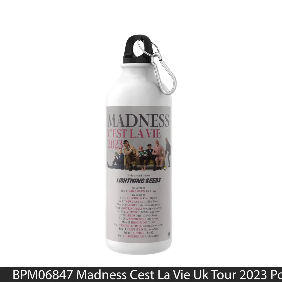 Botol Madness Cest La Vie Uk Tour 2023 - Music Sport Bottle