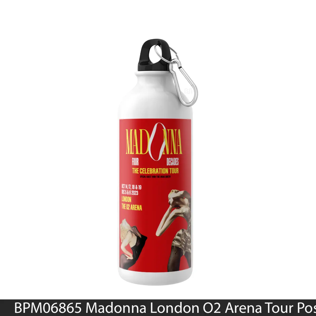Botol Madonna London O2 Arena Tour - Music Sport Bottle