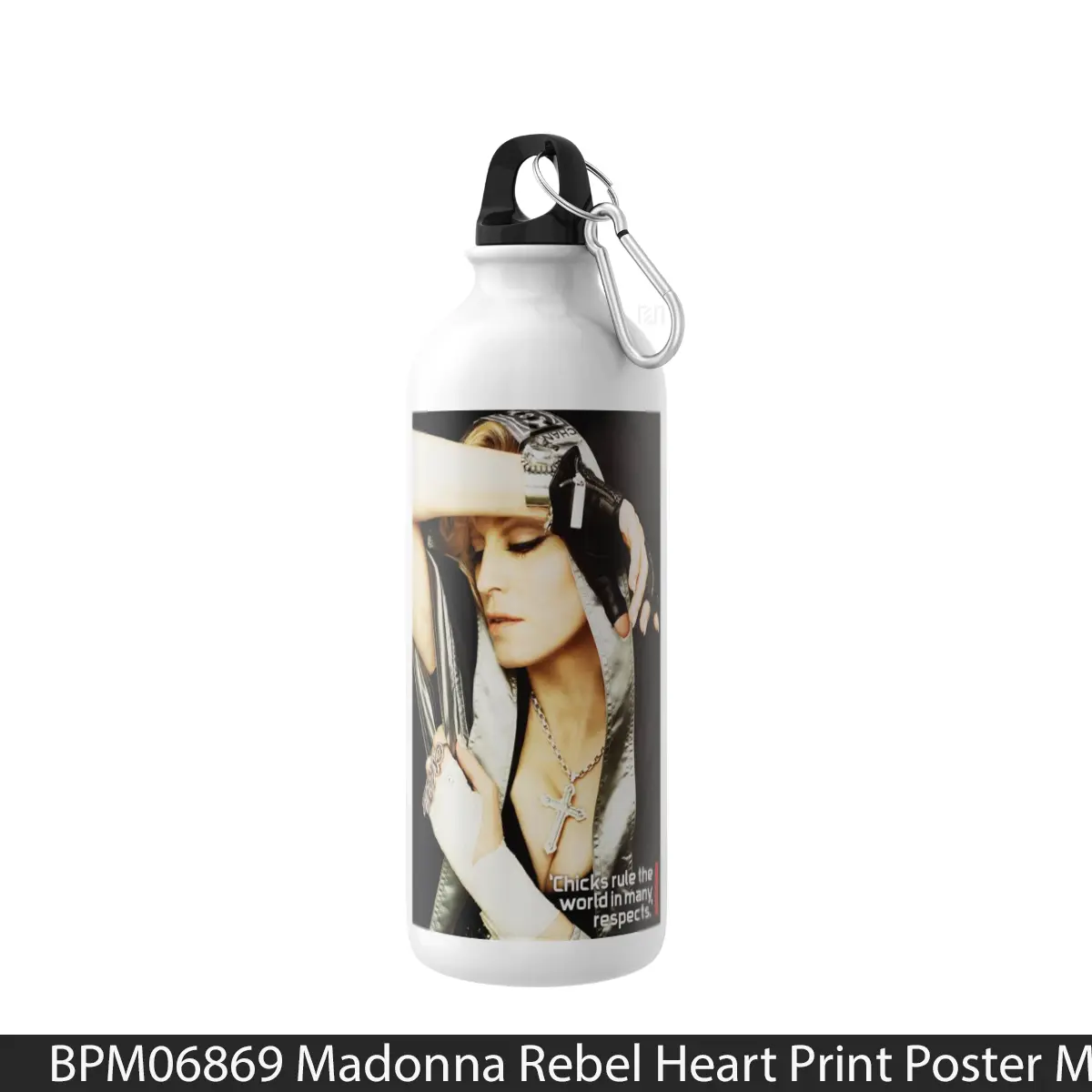 Botol Madonna Rebel Heart Print - Music Sport Bottle