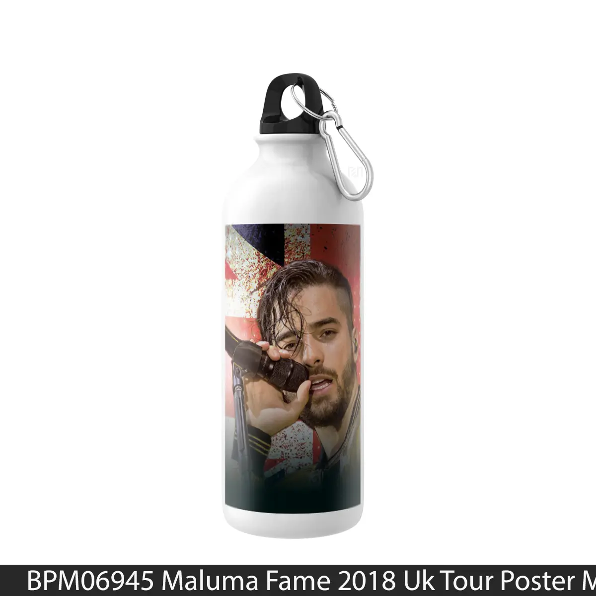 Botol Maluma Fame 2018 Uk Tour - Music Sport Bottle