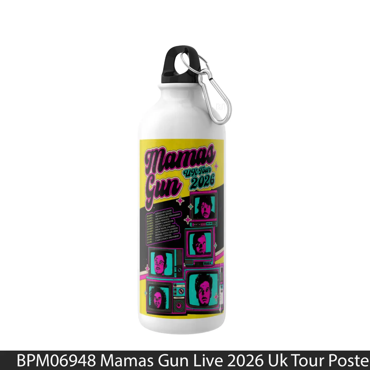 Botol Mamas Gun Live 2026 Uk Tour - Music Sport Bottle