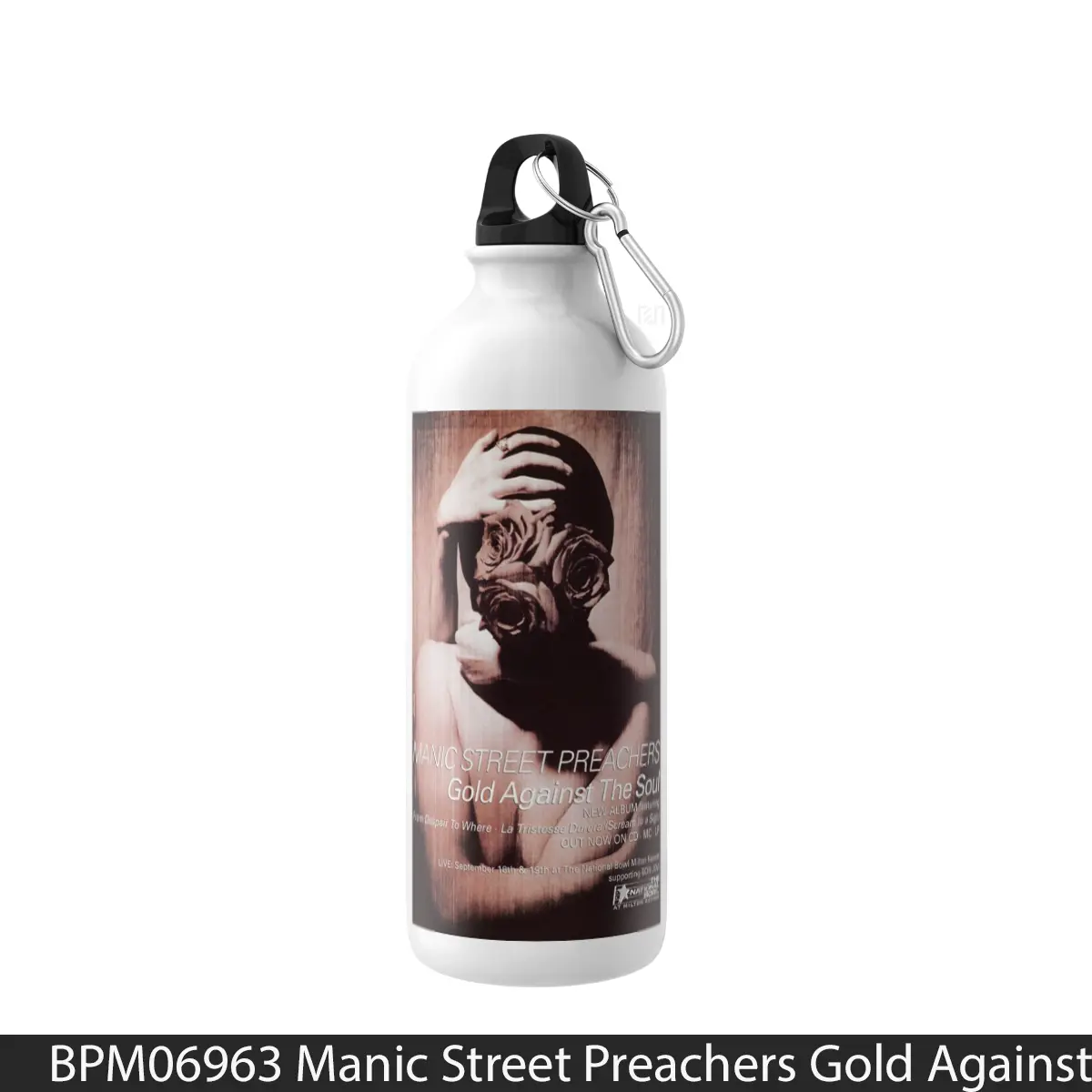 Botol Manic Street Preachers Gold Against The Soul Print - Music Sport Bottle