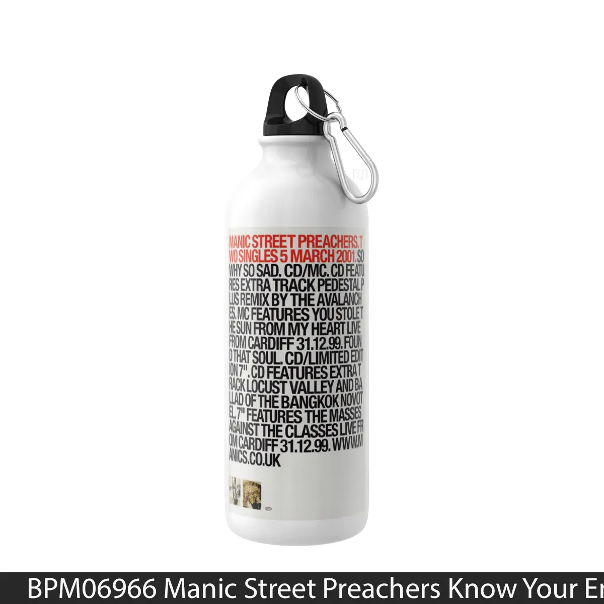 Botol Manic Street Preachers Know Your Enemy - Music Sport Bottle