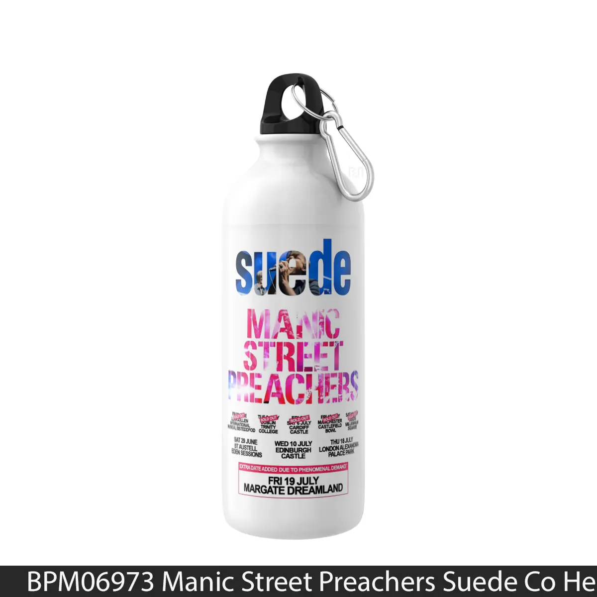 Botol Manic Street Preachers Suede Co Headlining Tour 2024 - Music Sport Bottle