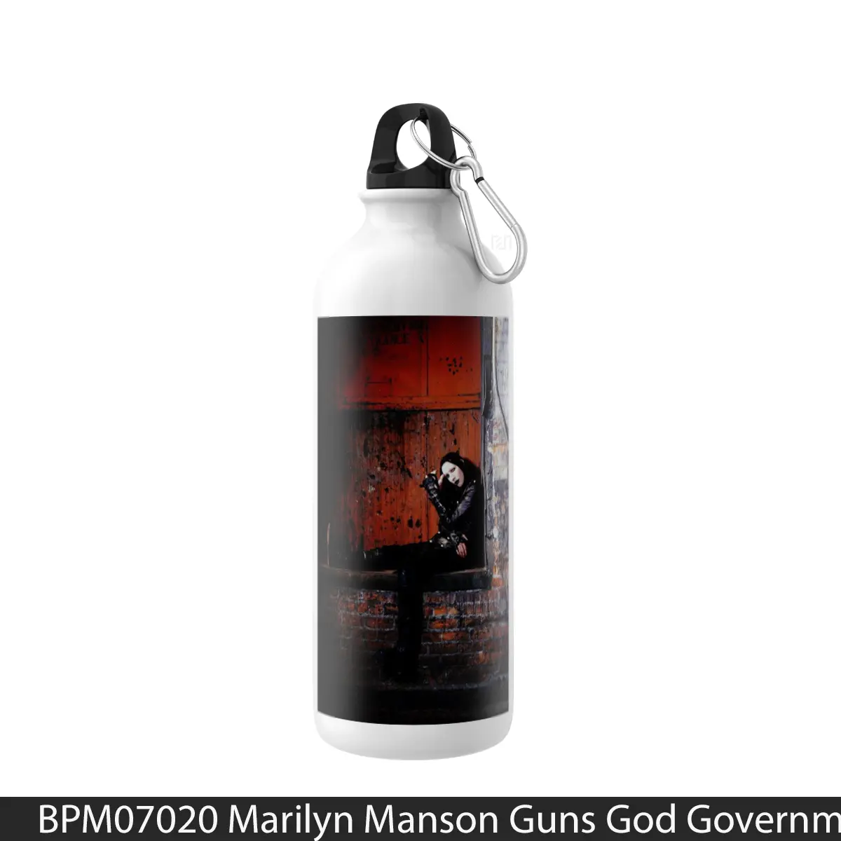 Botol Marilyn Manson Guns God Government World Tour Po - Music Sport Bottle
