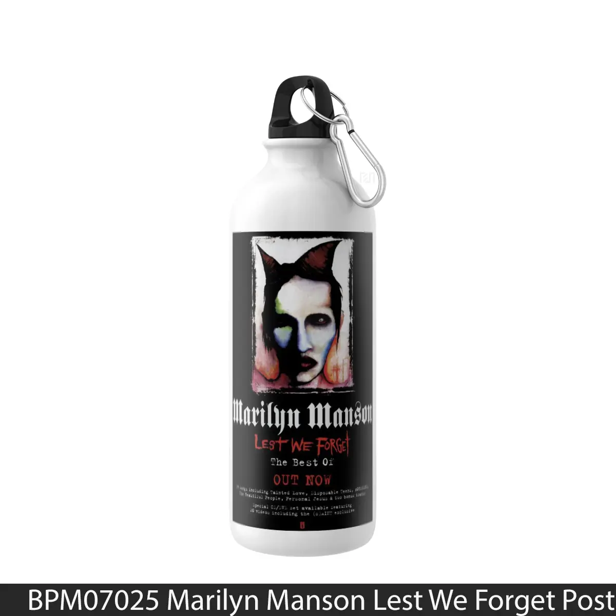 Botol Marilyn Manson Lest We Forget - Music Sport Bottle