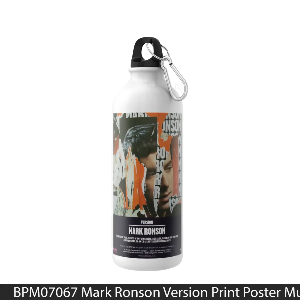 Botol Mark Ronson Version Print - Music Sport Bottle