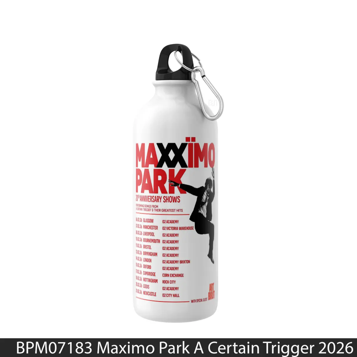 Botol Maximo Park A Certain Trigger 2026 Anniversary Tour - Music Sport Bottle