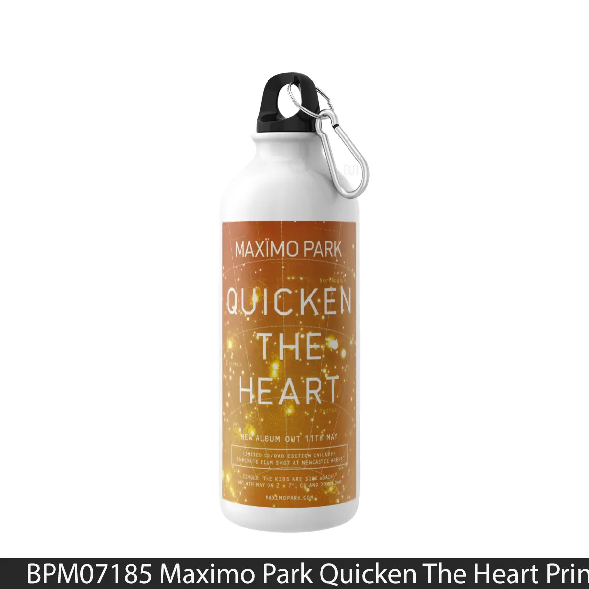 Botol Maximo Park Quicken The Heart Print - Music Sport Bottle