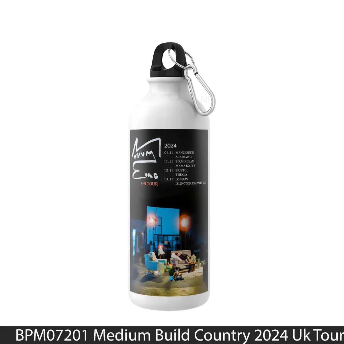 Botol Medium Build Country 2024 Uk Tour - Music Sport Bottle