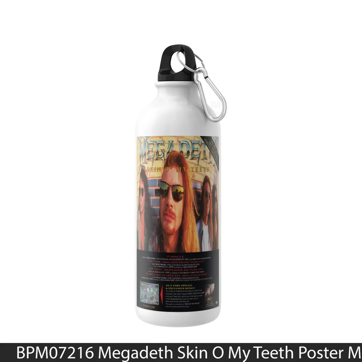 Botol Megadeth Skin O My Teeth - Music Sport Bottle