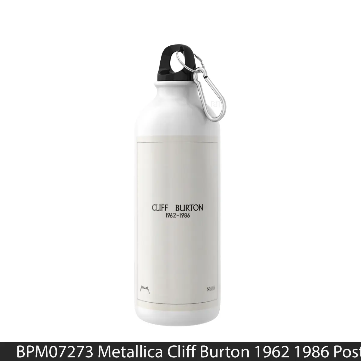 Botol Metallica Cliff Burton 1962 1986 - Music Sport Bottle