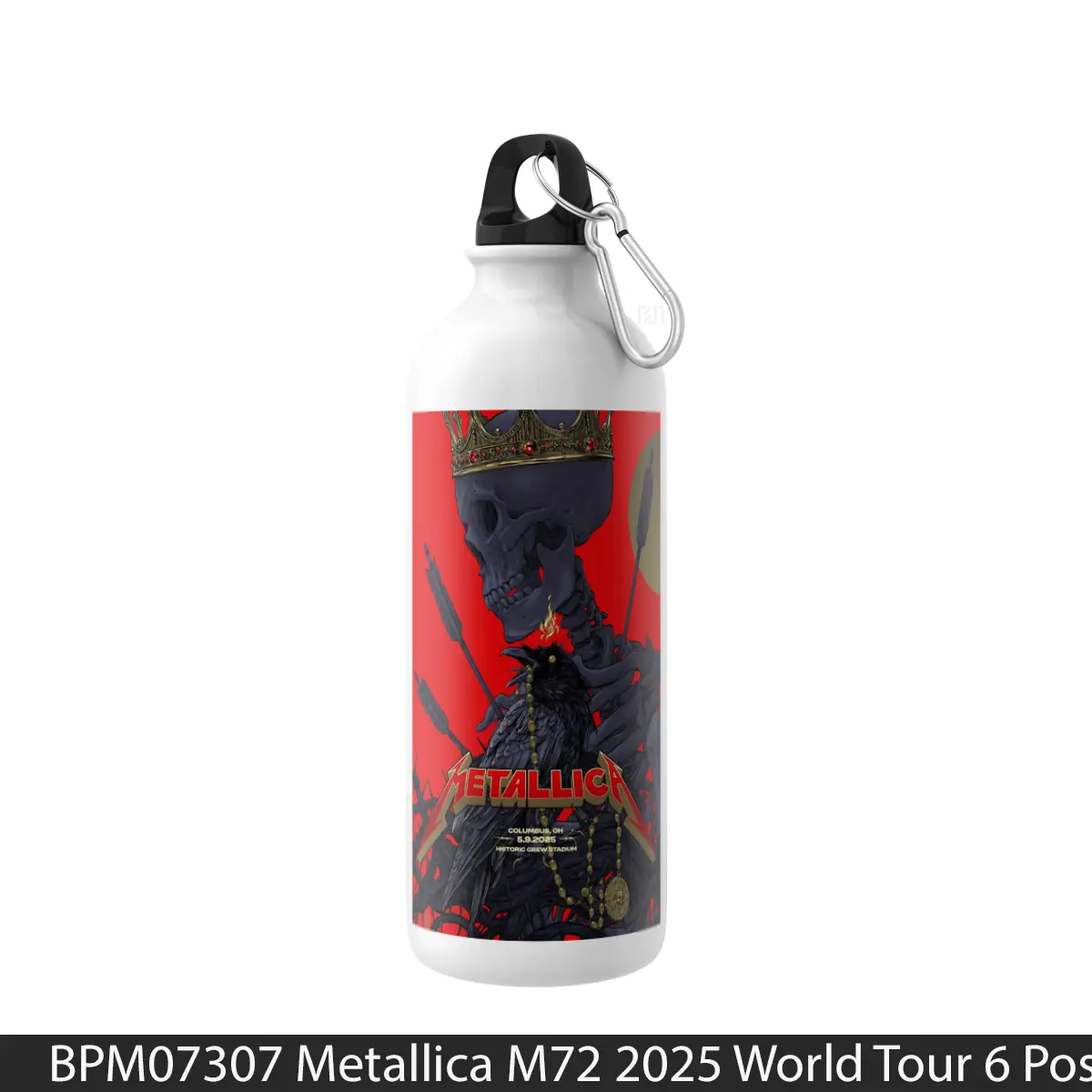 Botol Metallica M72 2025 World Tour 6 - Music Sport Bottle