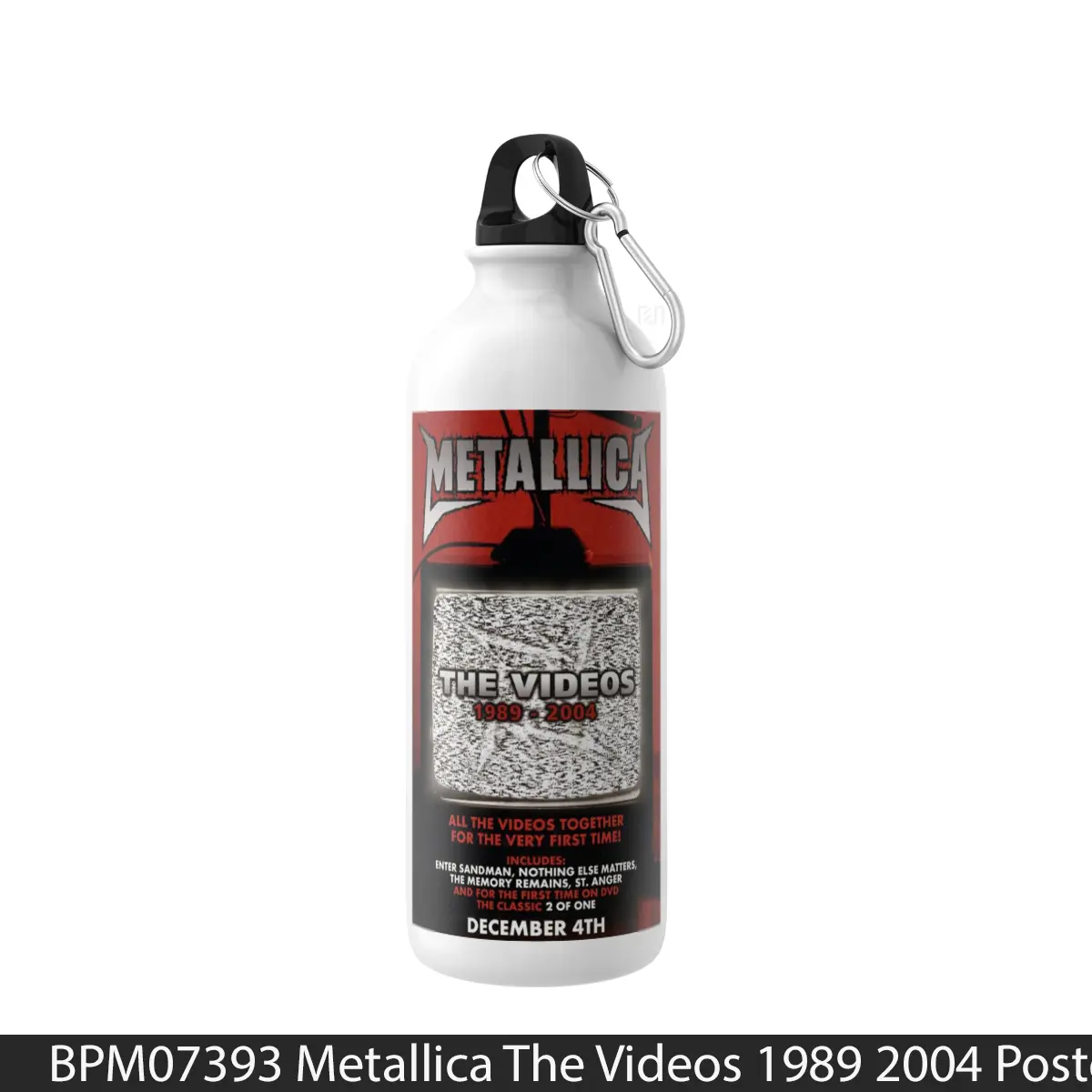 Botol Metallica The Videos 1989 2004 - Music Sport Bottle