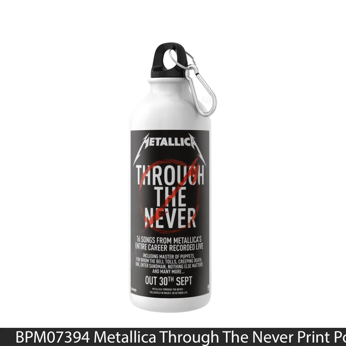 Botol Metallica Through The Never Print - Music Sport Bottle
