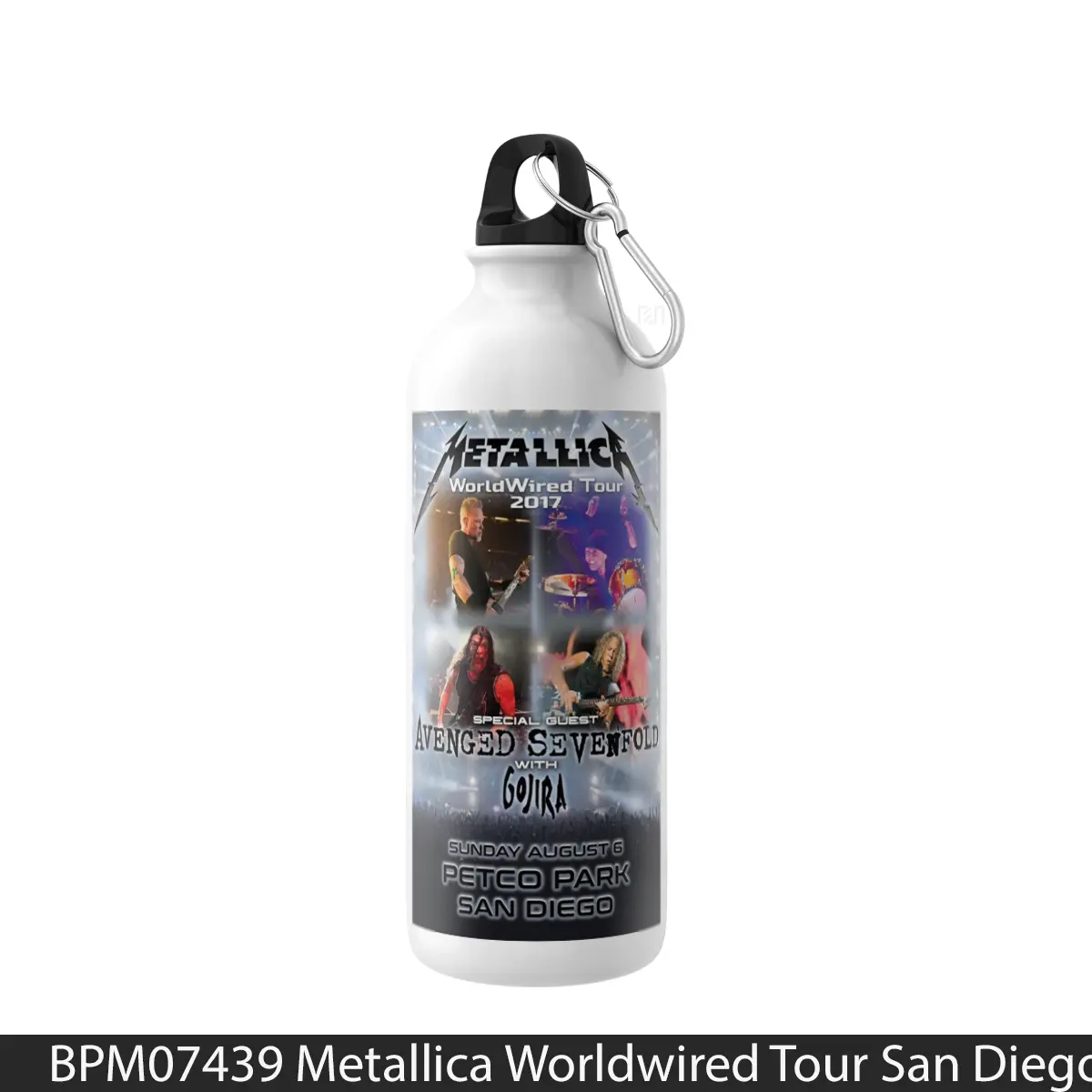 Botol Metallica Worldwired Tour San Diego 2017 - Music Sport Bottle