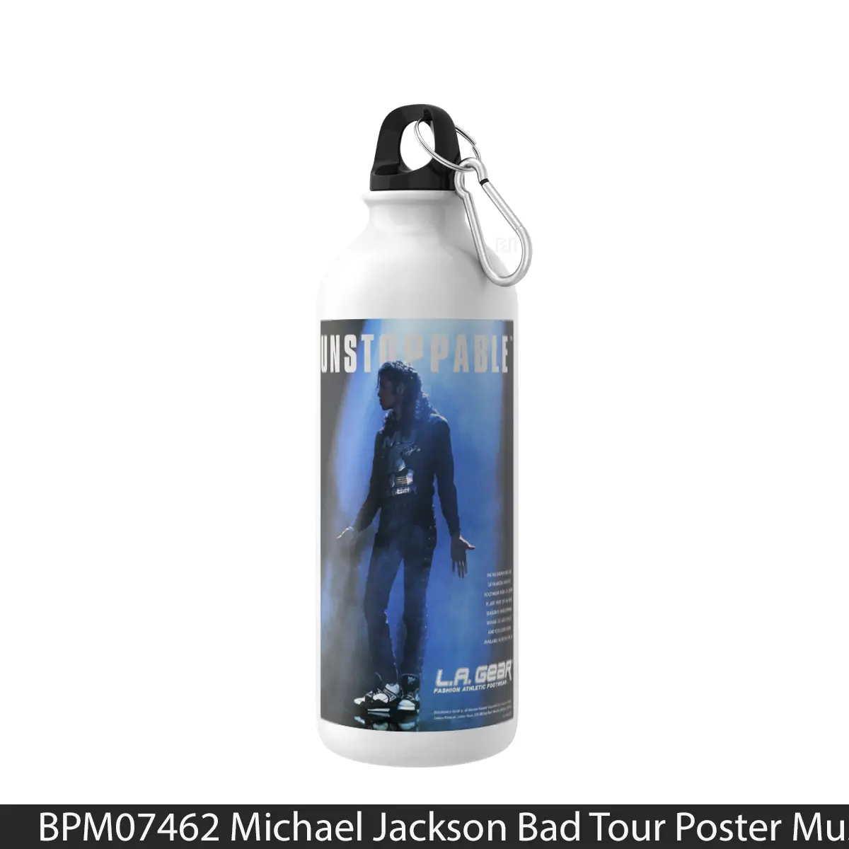 Botol Michael Jackson Bad Tour - Music Sport Bottle