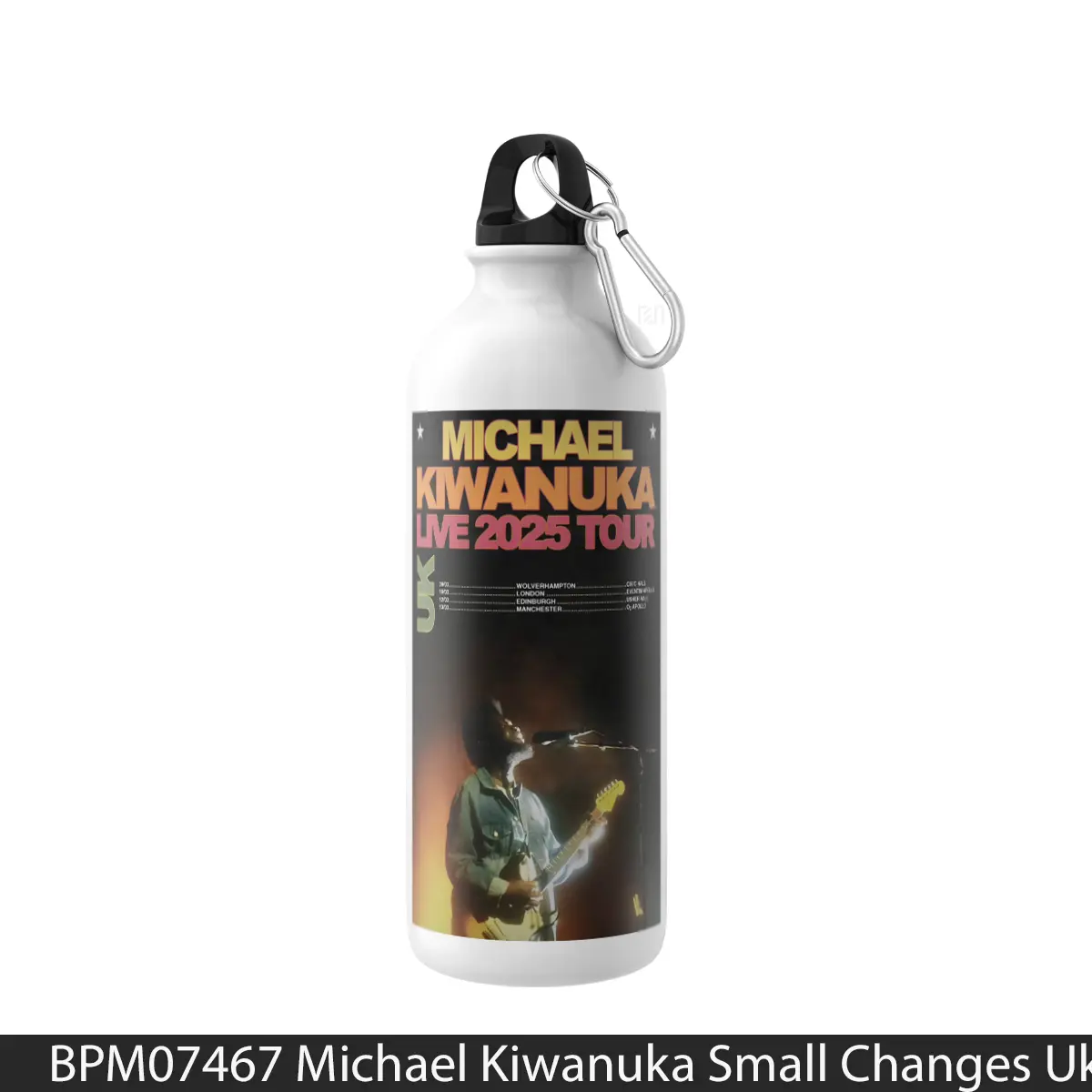 Botol Michael Kiwanuka Small Changes Uk Tour 2025 - Music Sport Bottle