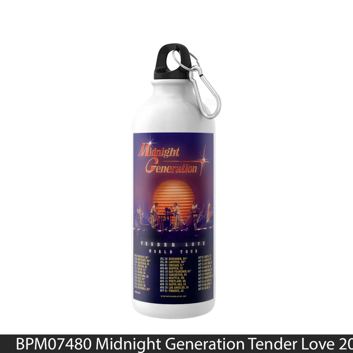 Botol Midnight Generation Tender Love 2025 World Tour Po - Music Sport Bottle