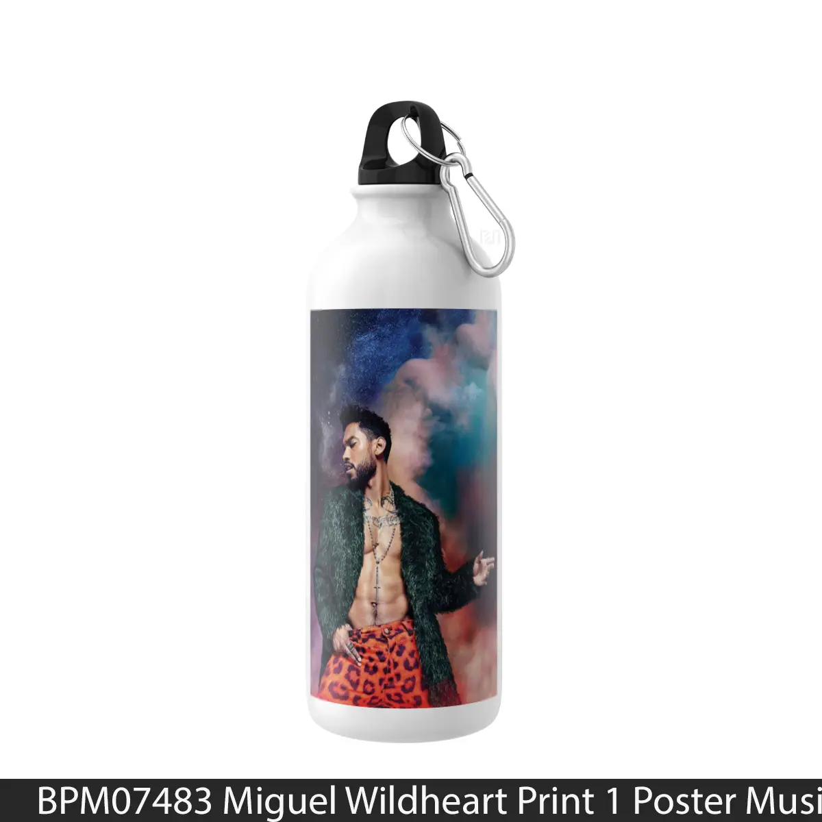 Botol Miguel Wildheart Print 1 - Music Sport Bottle