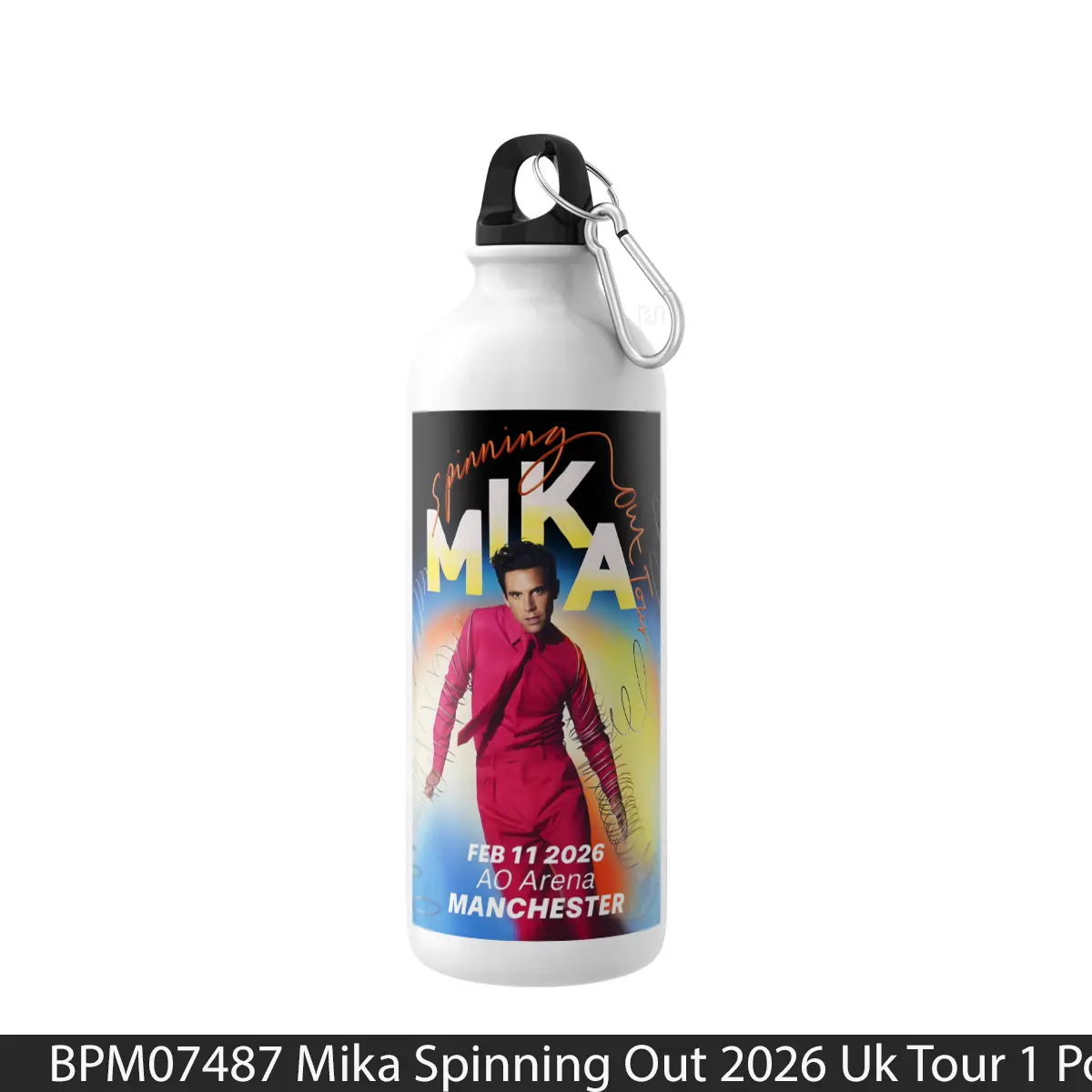 Botol Mika Spinning Out 2026 Uk Tour 1 - Music Sport Bottle