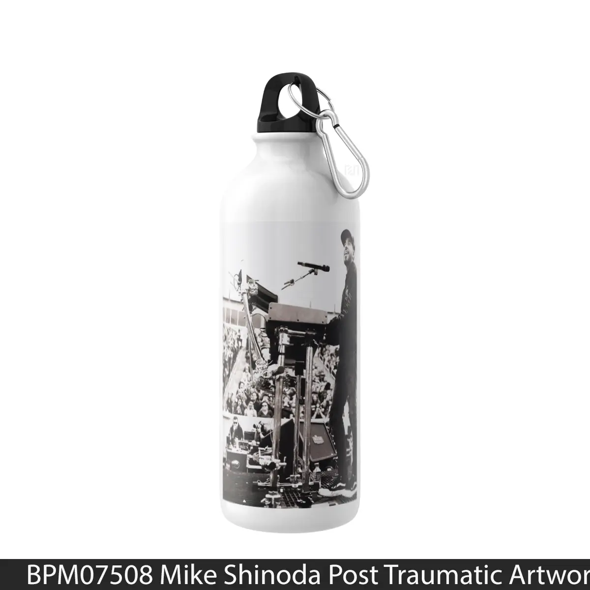 Botol Mike Shinoda Post Traumatic Artwork Print - Music Sport Bottle