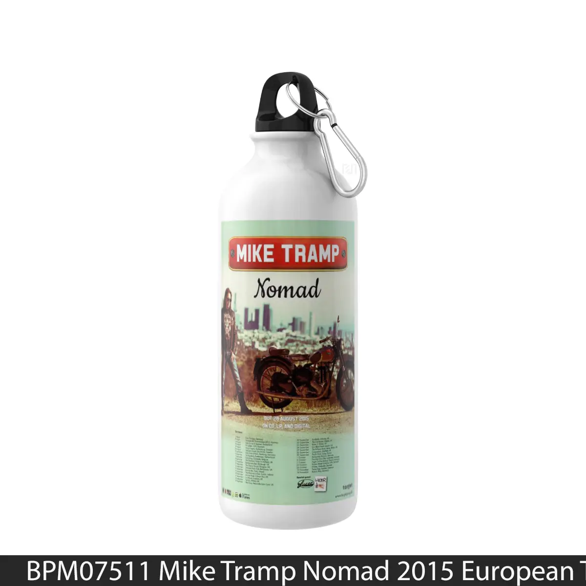 Botol Mike Tramp Nomad 2015 European Tour - Music Sport Bottle