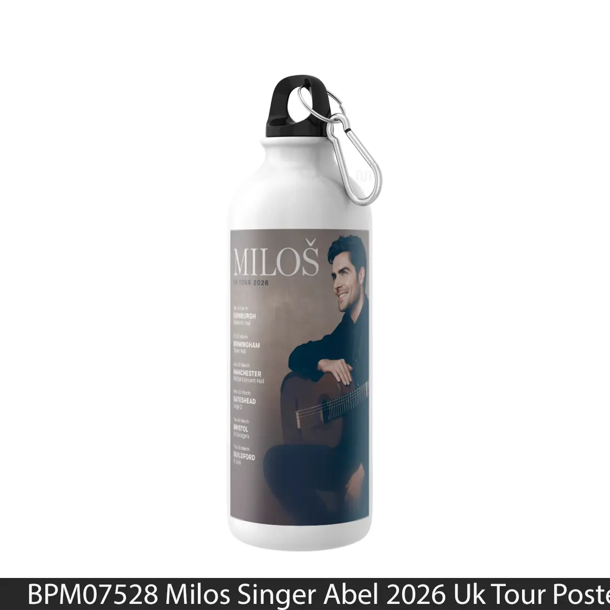 Botol Milos Singer Abel 2026 Uk Tour - Music Sport Bottle