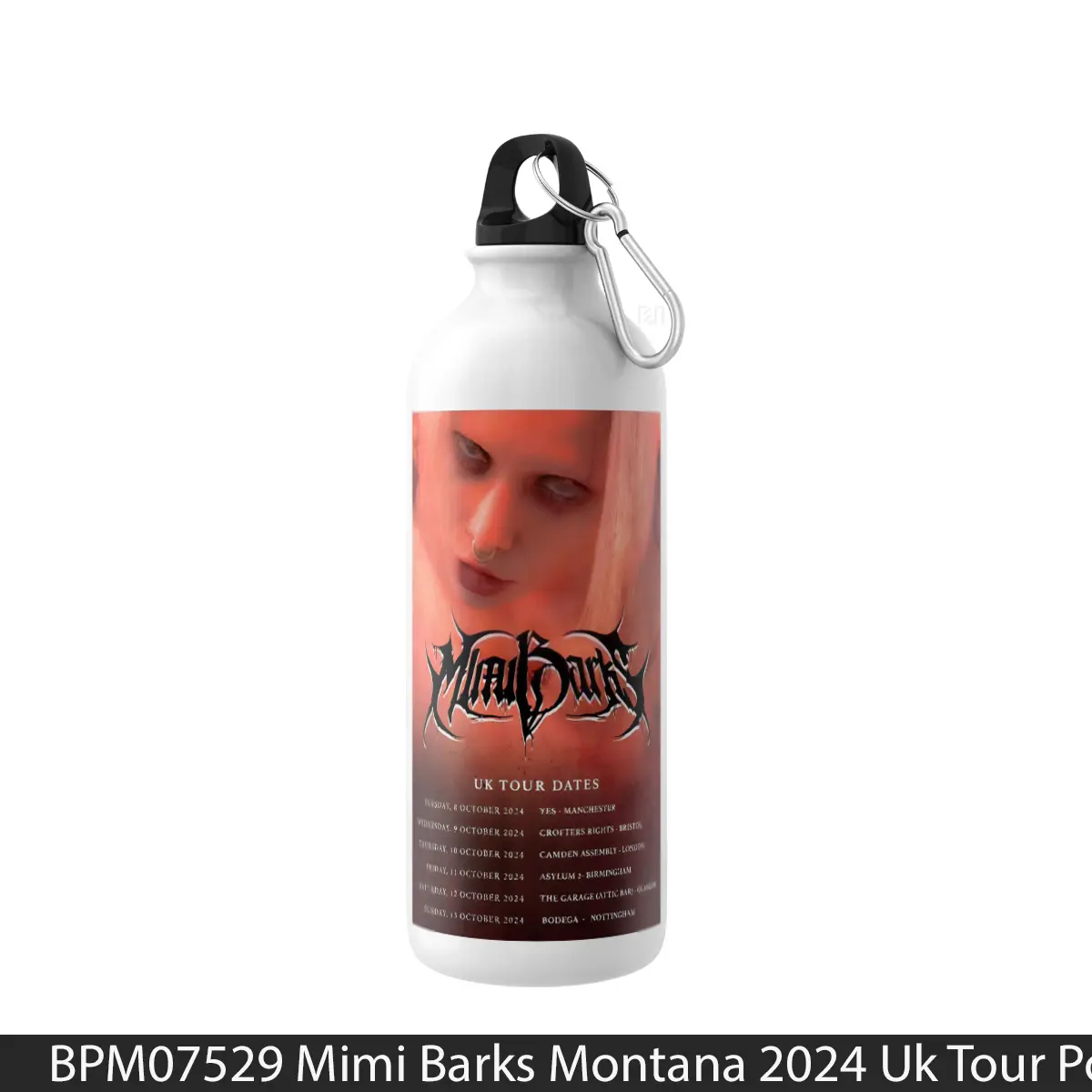 Botol Mimi Barks Montana 2024 Uk Tour - Music Sport Bottle