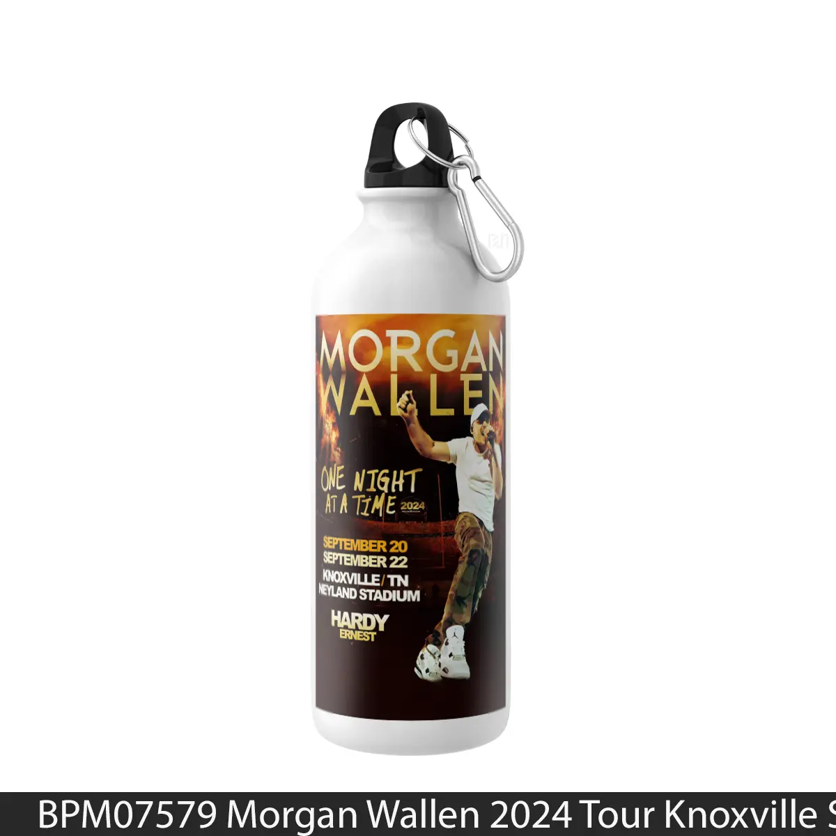 Botol Morgan Wallen 2024 Tour Knoxville Stadium - Music Sport Bottle