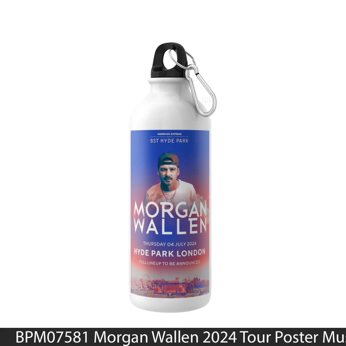 Botol Morgan Wallen 2024 Tour - Music Sport Bottle