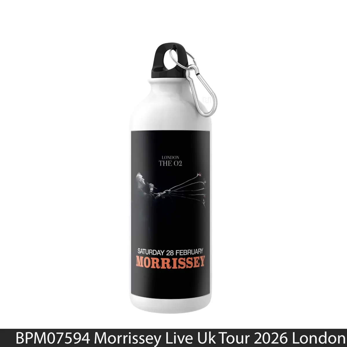 Botol Morrissey Live Uk Tour 2026 London The O2 - Music Sport Bottle