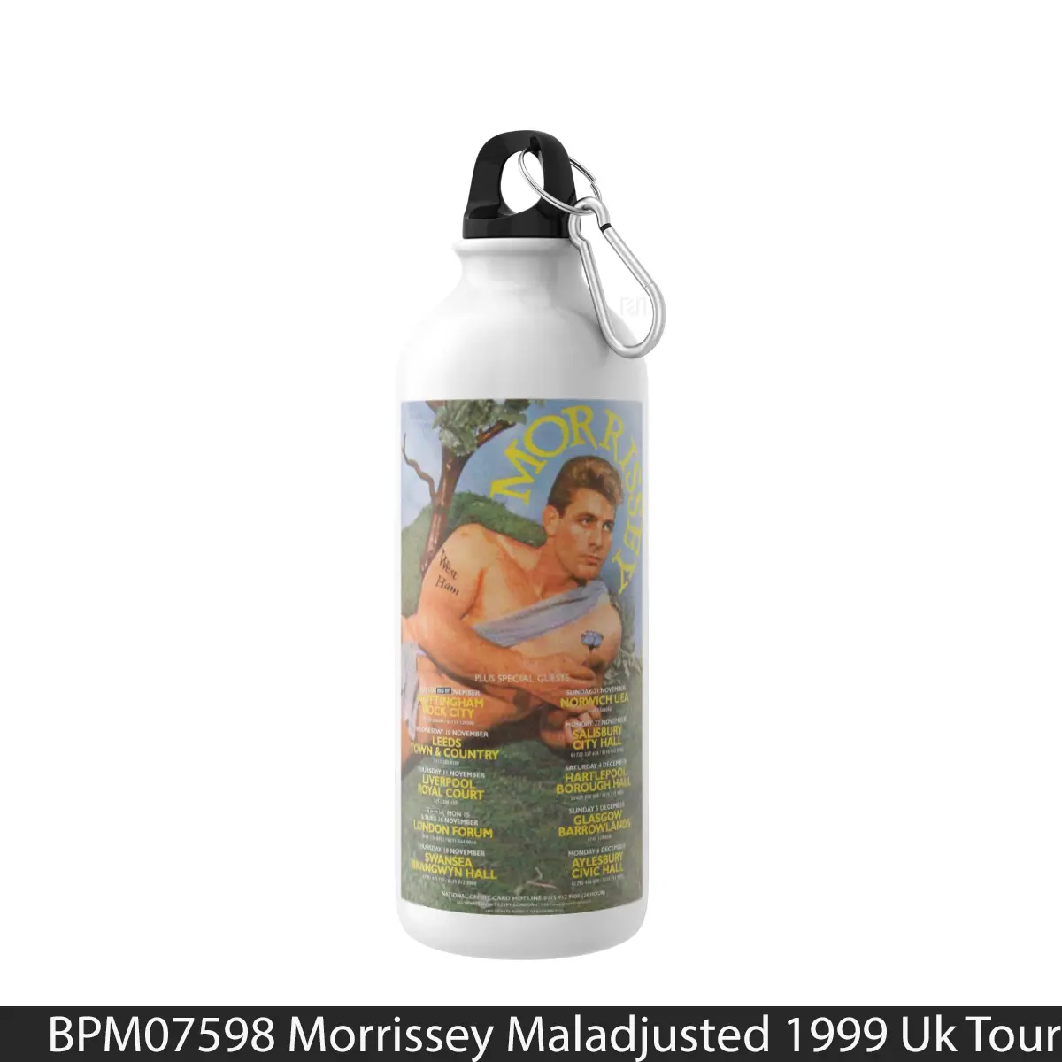 Botol Morrissey Maladjusted 1999 Uk Tour - Music Sport Bottle