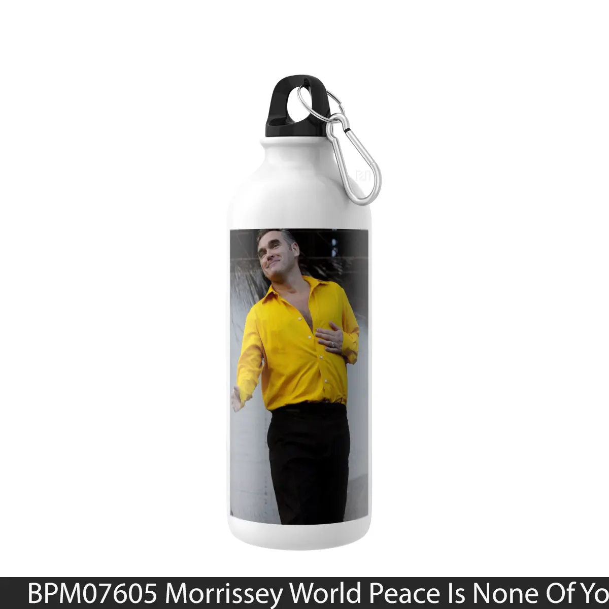 Botol Morrissey World Peace Is None Of Your Business Pos - Music Sport Bottle