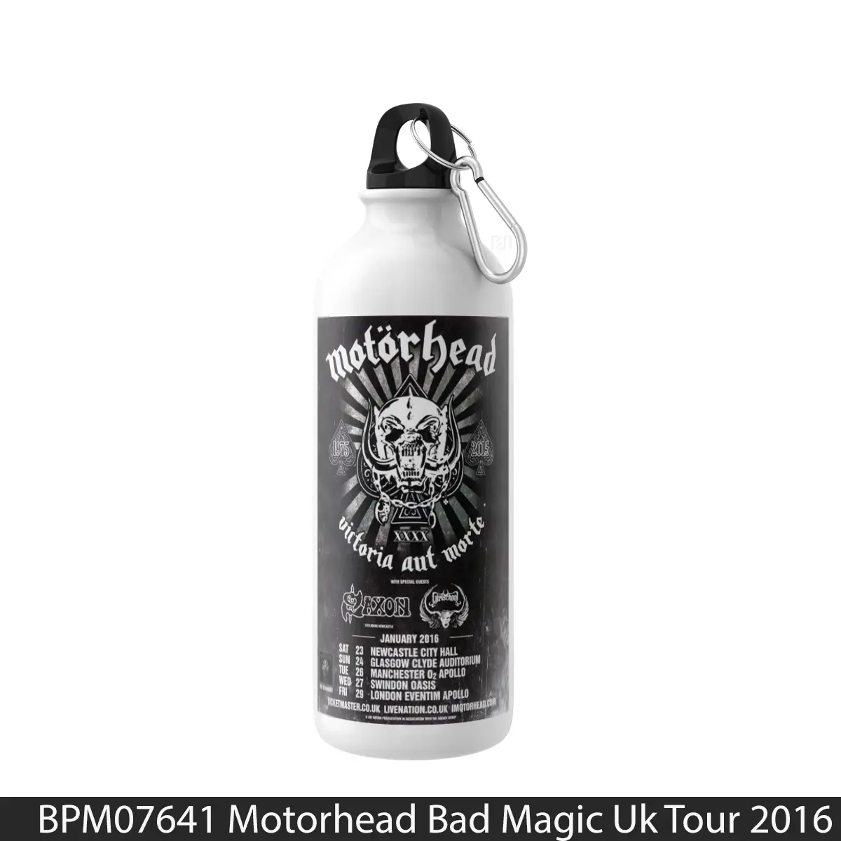 Botol Motorhead Bad Magic Uk Tour 2016 - Music Sport Bottle