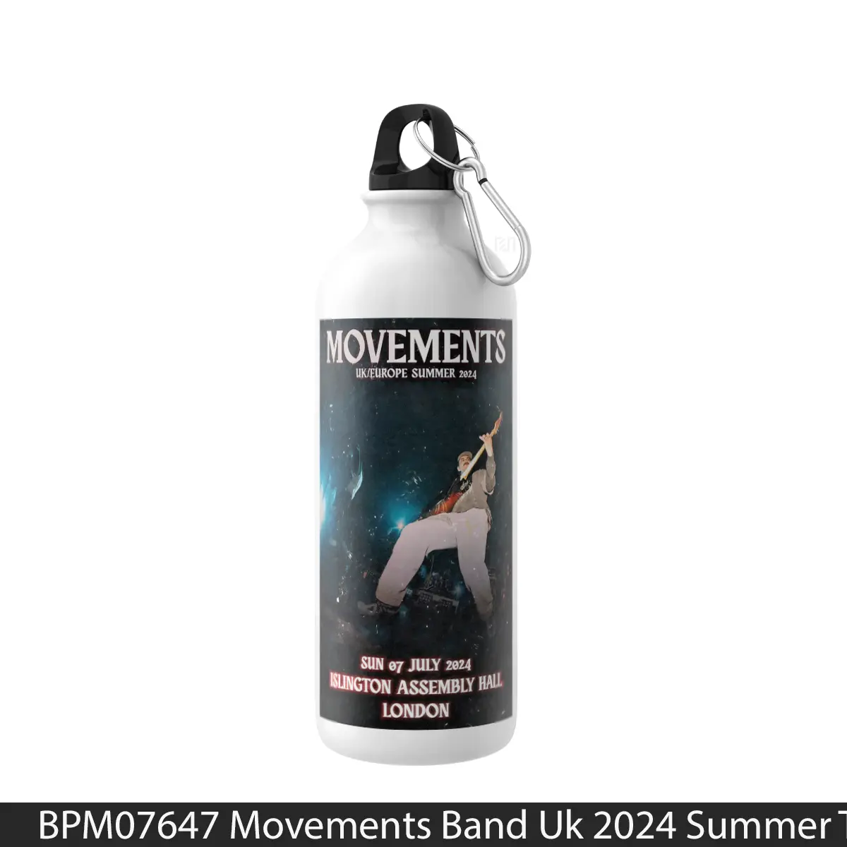 Botol Movements Band Uk 2024 Summer Tour - Music Sport Bottle