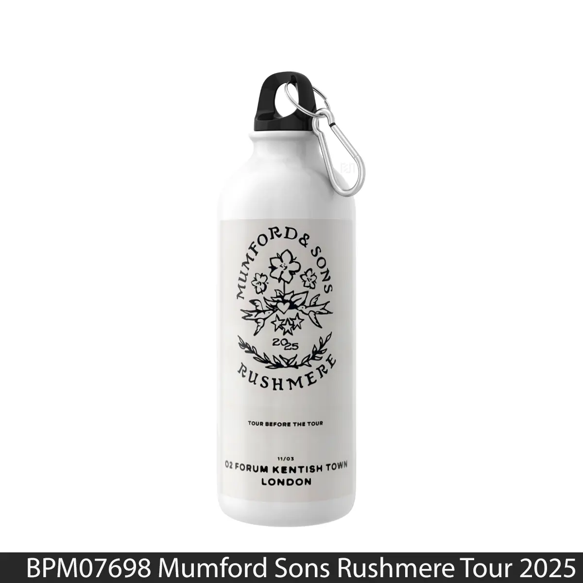 Botol Mumford Sons Rushmere Tour 2025 London Kentish Town Forum - Music Sport Bottle