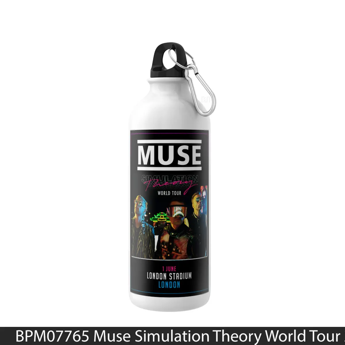 Botol Muse Simulation Theory World Tour 2019 Us Canada Uk London London Stadium - Music Sport Bottle