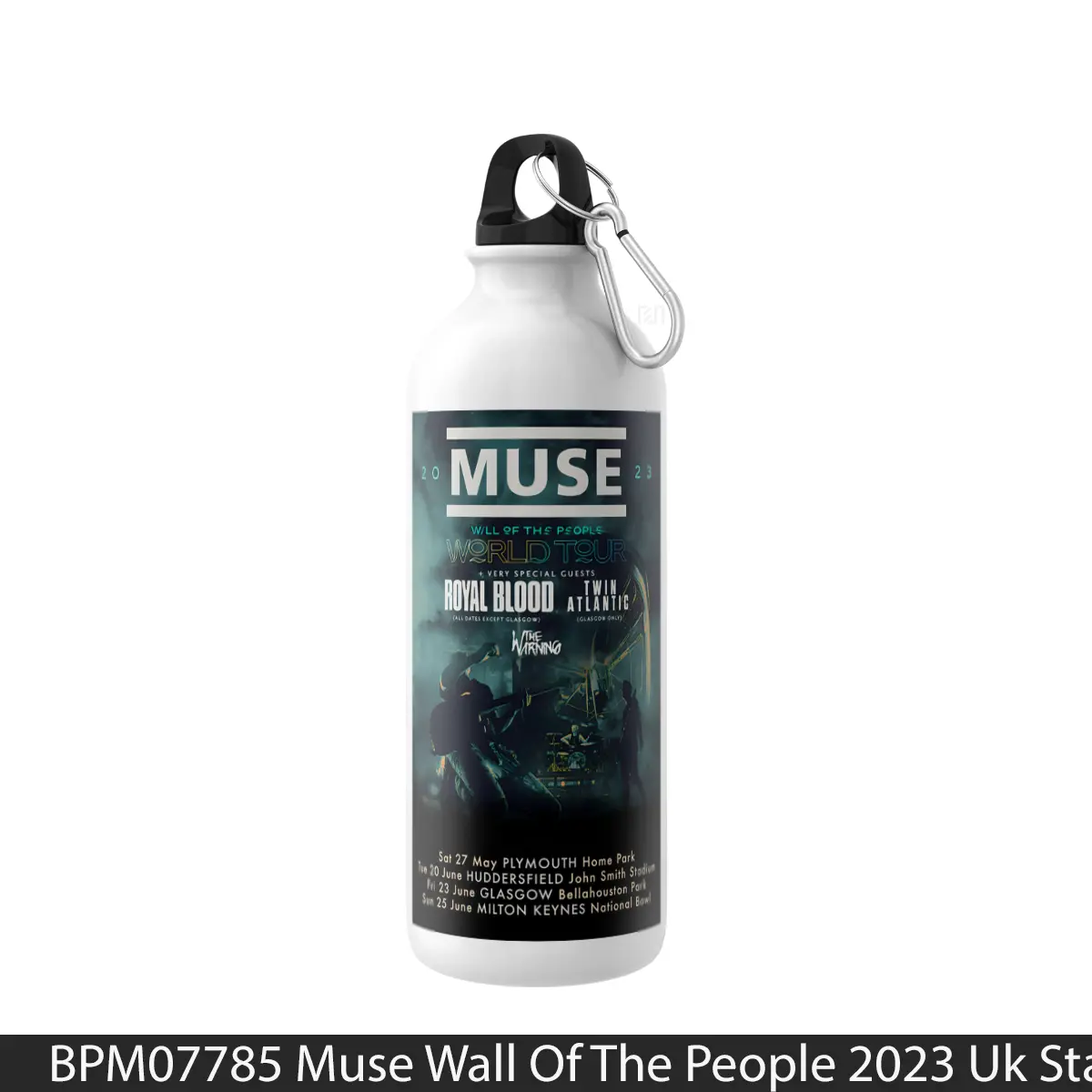 Botol Muse Wall Of The People 2023 Uk Stadium Tour - Music Sport Bottle