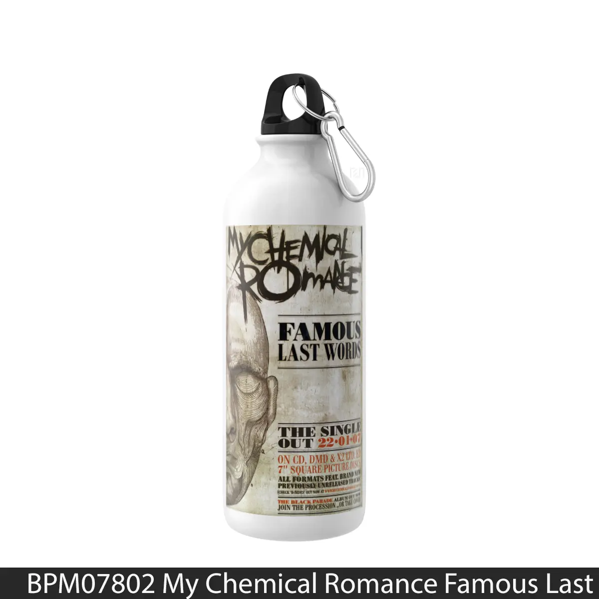 Botol My Chemical Romance Famous Last Words - Music Sport Bottle