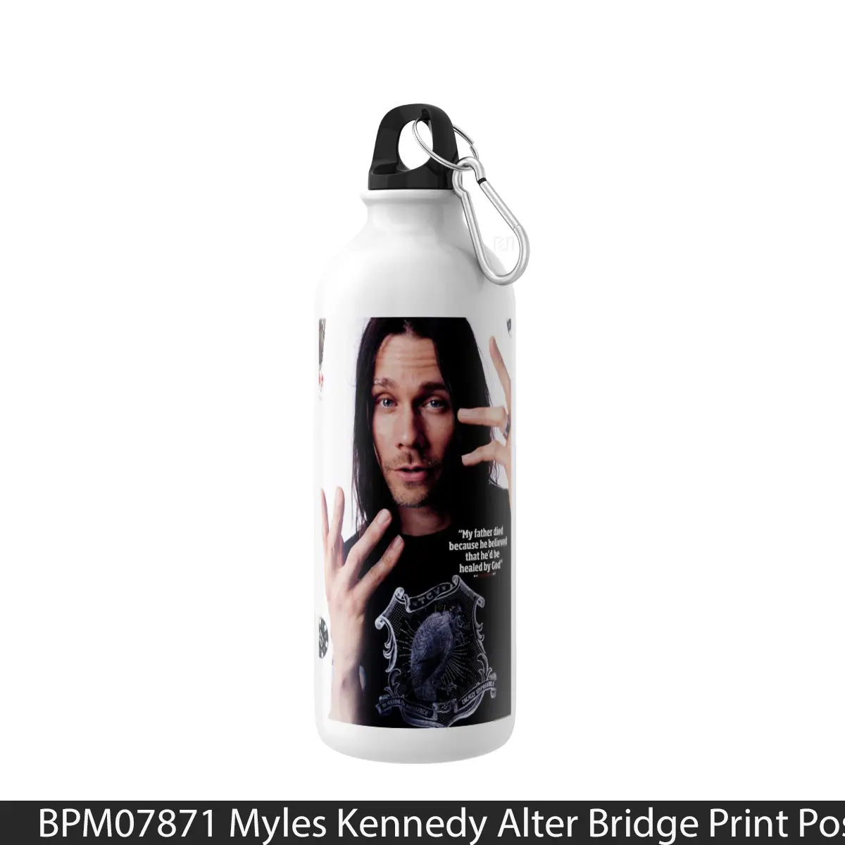 Botol Myles Kennedy Alter Bridge Print - Music Sport Bottle
