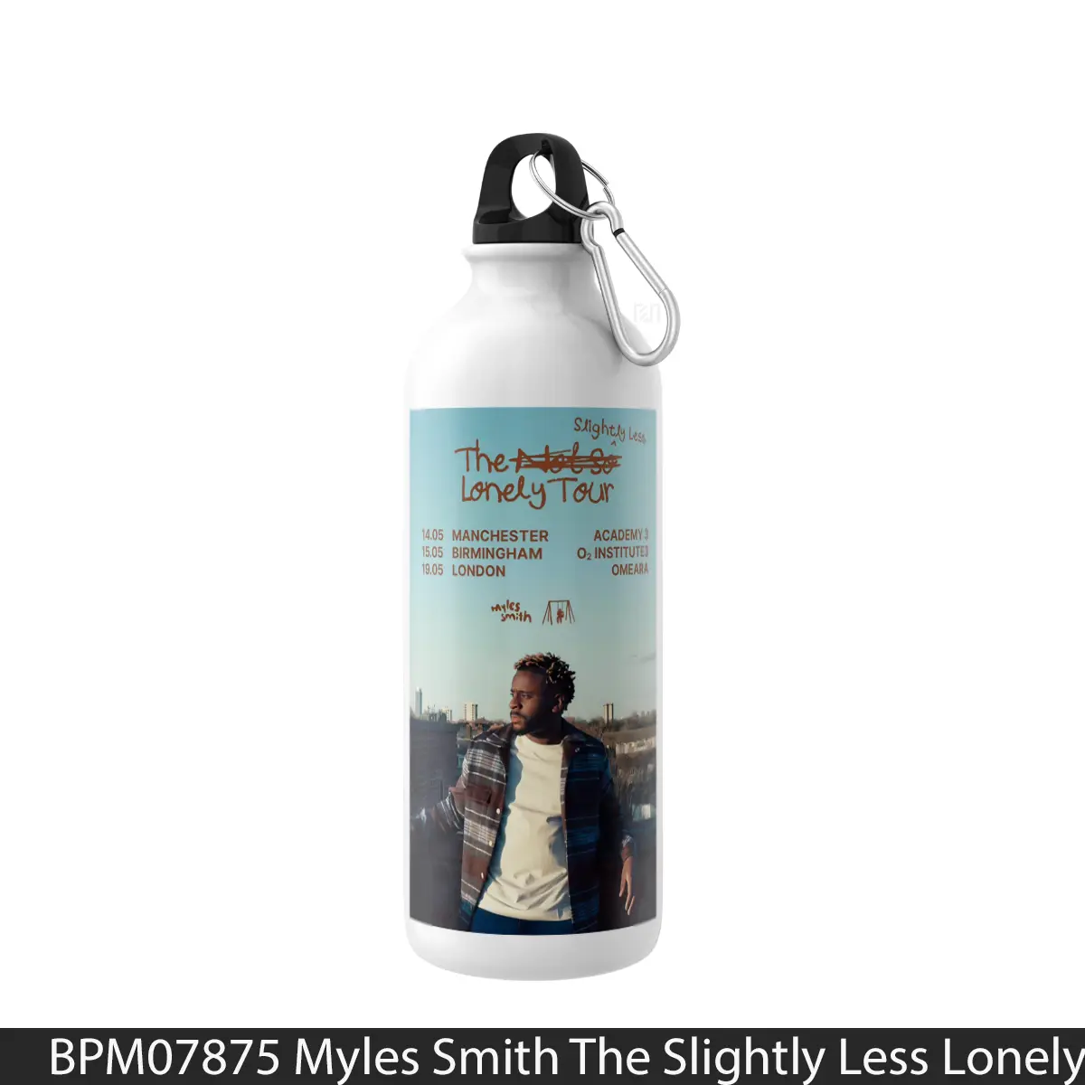 Botol Myles Smith The Slightly Less Lonely 2024 Tour - Music Sport Bottle