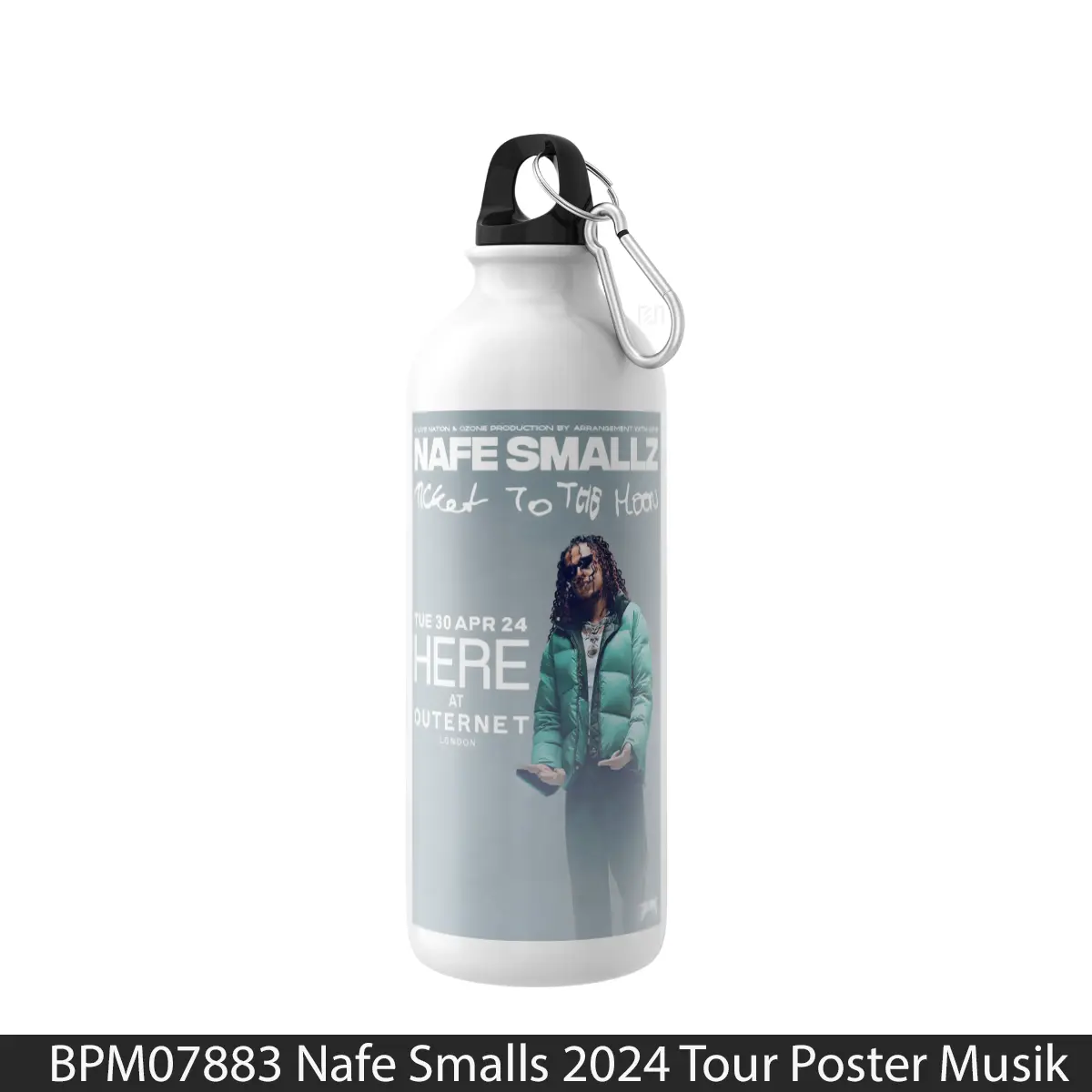 Botol Nafe Smalls 2024 Tour - Music Sport Bottle