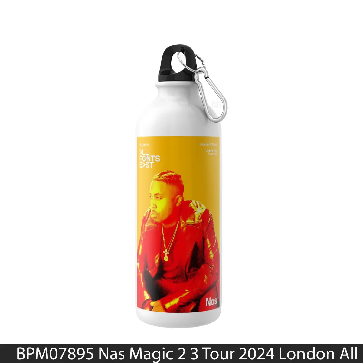Botol Nas Magic 2 3 Tour 2024 London All Points East Festival - Music Sport Bottle